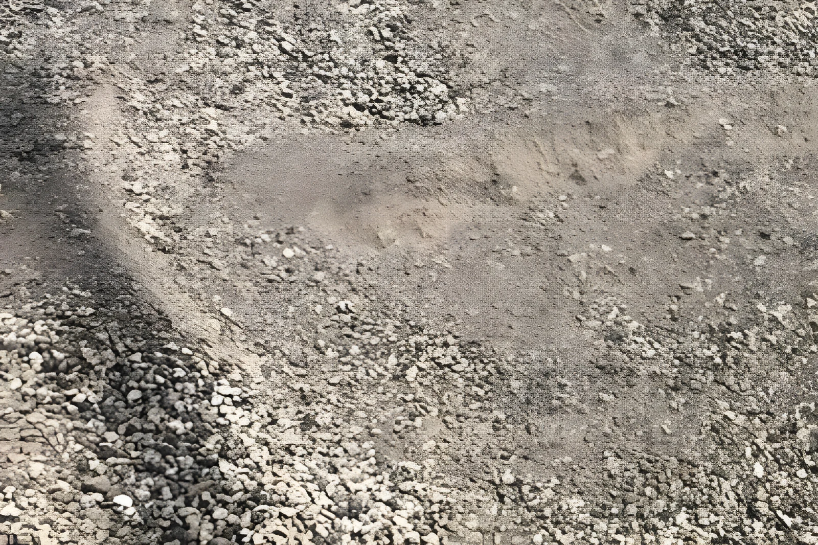 Crushed concrete and flexible road base aggregate